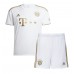 Cheap Bayern Munich Matthijs de Ligt #4 Away Football Kit Children 2022-23 Short Sleeve (+ pants)